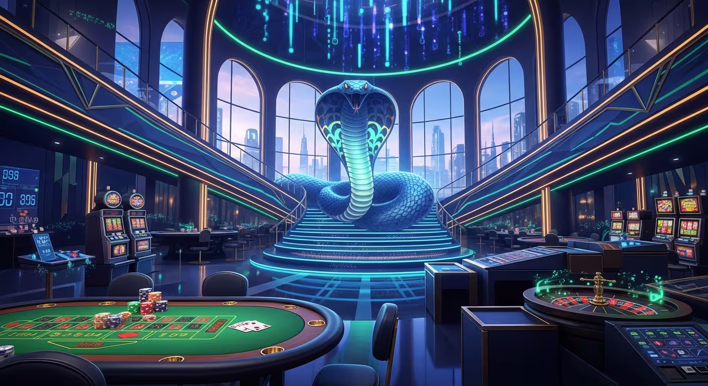 Calm and focused player enjoying a consistent session at Cobra Casino
