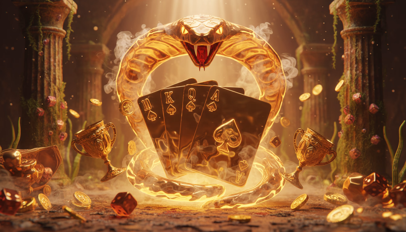 Cobra Casino mobile platform logo and interface